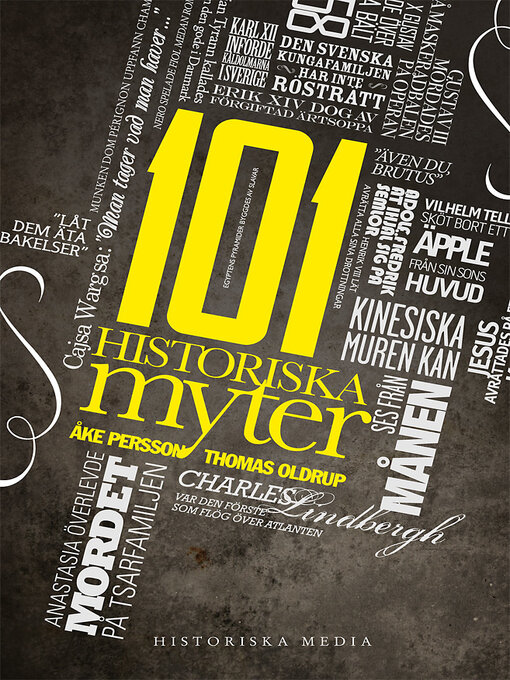 Titeldetaljer för 101 historiska myter av Thomas Oldrup - Tillgänglig